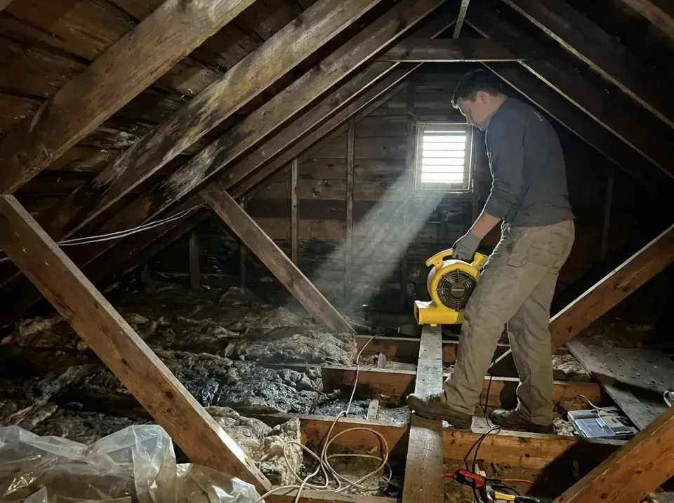 attic-water-damage-drying-proc-007 — frequently asked questions, Emergency Water Extraction & 24/7 Flood Response in Tukwila…
